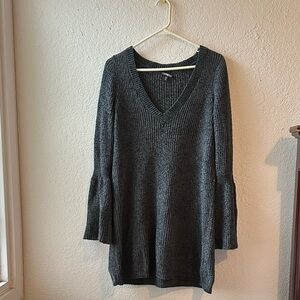 Express Chenille Sweater with Bell Sleeves